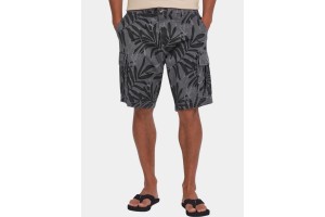 O'Neill Essentials Cargo rövidnadrág - black dipped leaves
