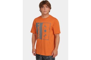 O'Neill Front Print férfi póló – Cinnamon (elülső nézet)