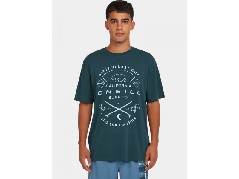 O'Neill Jack Muir férfi pamut póló - mellkasi nyomat