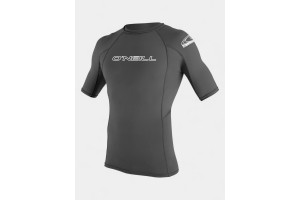 O'Neill Basic Skins S/S Rash Guard - Graphite