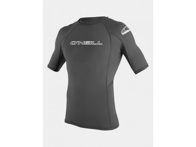 O'Neill Basic Skins S/S Rash Guard - Graphite