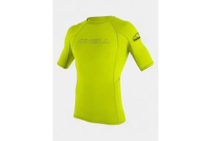 O'Neill Basic Skins S/S Rashguard - lime