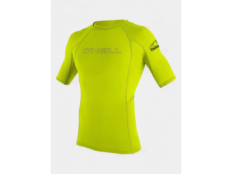 O'Neill Basic Skins S/S Rashguard - lime