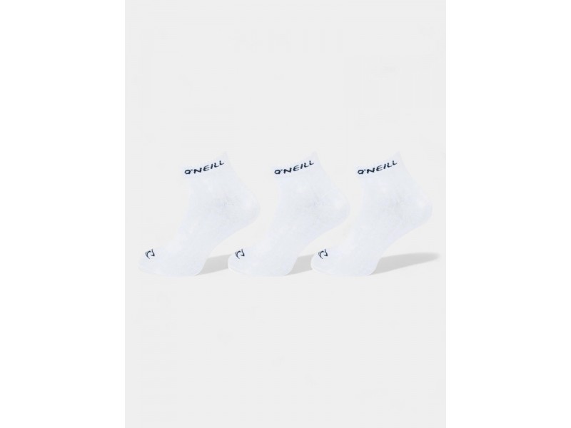 O'Neill Quarter 3-pack zokni - fehér (1010-white)