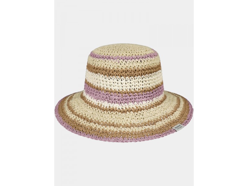 Barts Silaa Hat D női csíkos papírkalap — 40-mauve