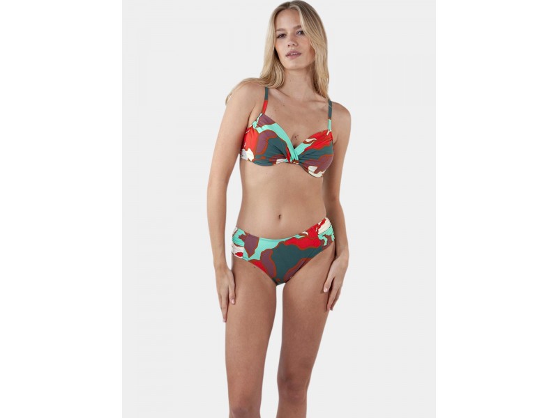 Barts Bunbe Underwire D - piros bikini felső