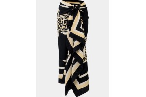 Barts Wilek D fekete 100% pamut strandkendő 200x100 cm