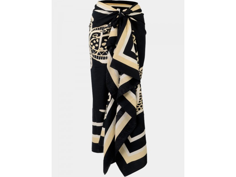 Barts Wilek D fekete 100% pamut strandkendő 200x100 cm