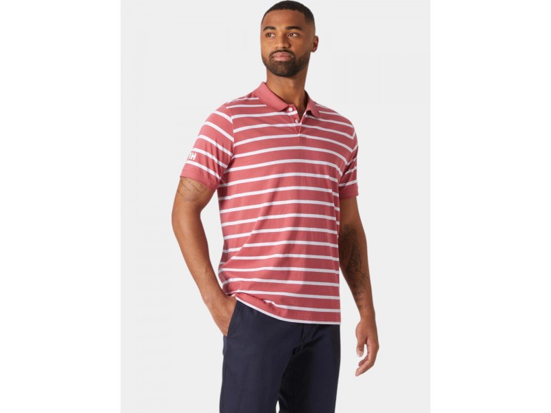 Helly Hansen Newport Polo 2.0 D — piros férfi galléros póló