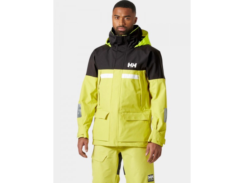 Helly Hansen Pier 4.0 férfi vitorlás kabát - cyber lime