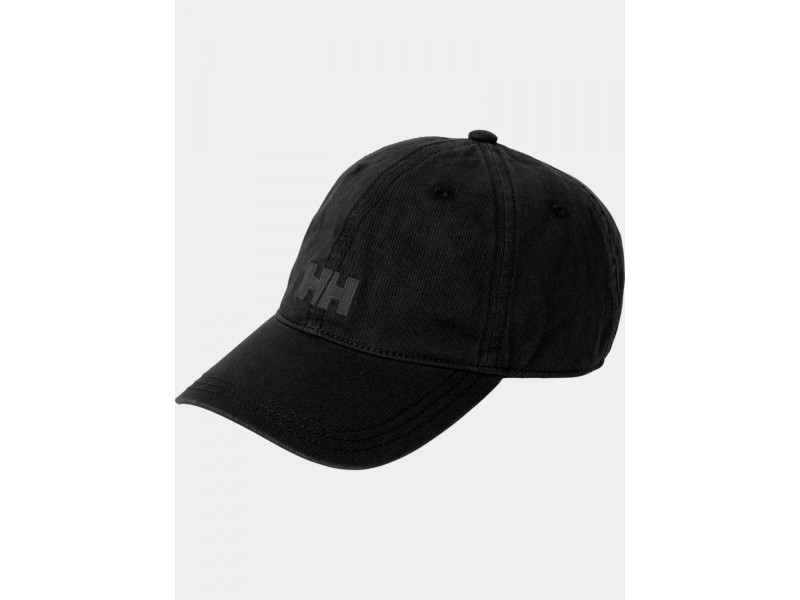 Helly Hansen Logo Cap - fekete, 100% pamut
