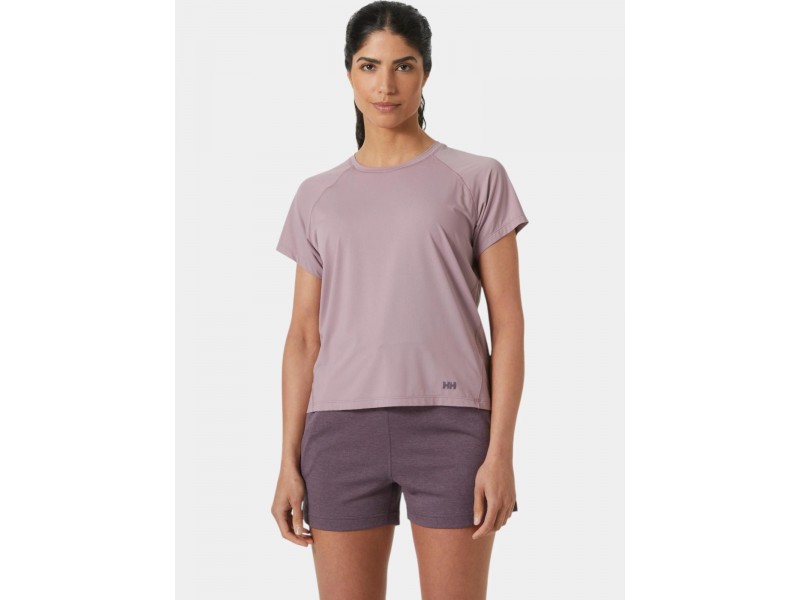 Helly Hansen W Shine Solen T-Shirt – 676 Purple Clay