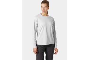 Helly Hansen W Hh Tech Crew LS 2.0 D - grey fog
