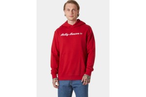 Helly Hansen Core Graphic Sweat Hoodie D - 163-red
