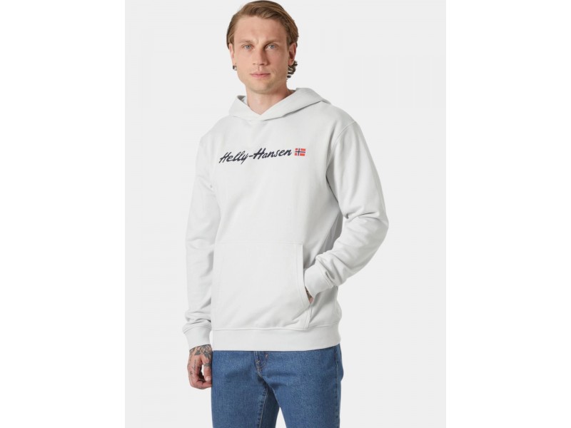 Helly Hansen Core Graphic Sweat Hoodie - Nimbus Cloud