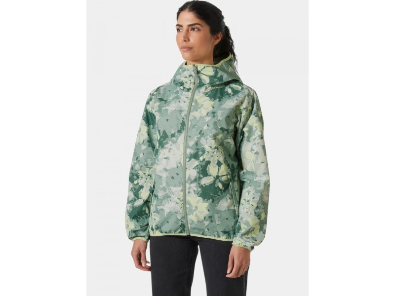 Helly Hansen W Graphic női esőkabát - 484 eucalyptus