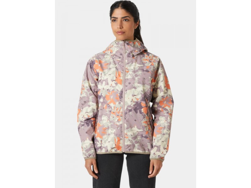 Helly Hansen W Graphic női esőkabát (676 Purple Clay)