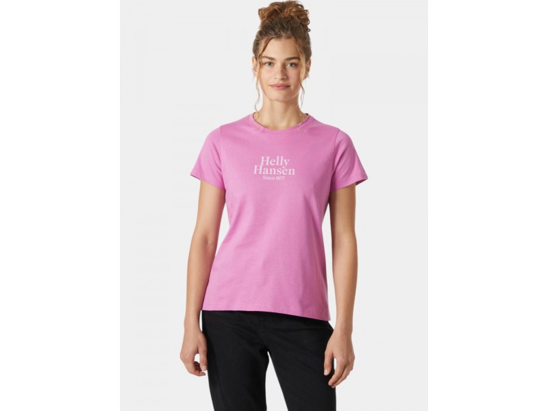 Helly Hansen W Core Graphic T-Shirt 2.0 D - 089-meta pink