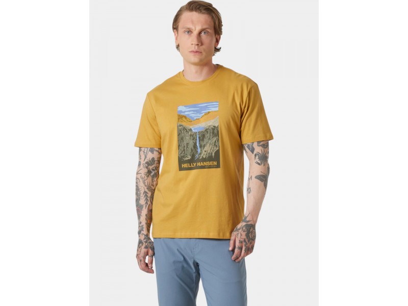 Helly Hansen Massif Graphic férfi póló - 389 sand