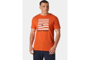 Helly Hansen Shoreline T-Shirt 3.0 D - bonfire