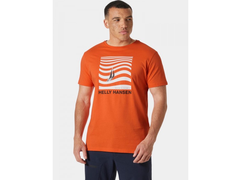 Helly Hansen Shoreline T-Shirt 3.0 D - bonfire
