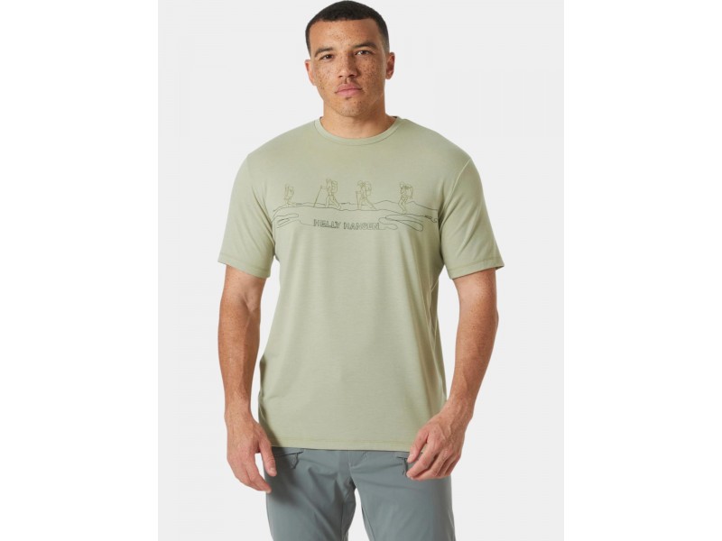 Helly Hansen Skog Graphic férfi póló – 463 light lav