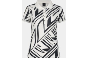 Luhta Hennola női galléros póló - optic white