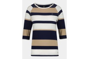 Luhta Hadli női csíkos póló – 3/4 ujj, A.W.S. Active