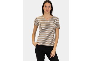 Luhta D női póló (021 Powder) – csíkos