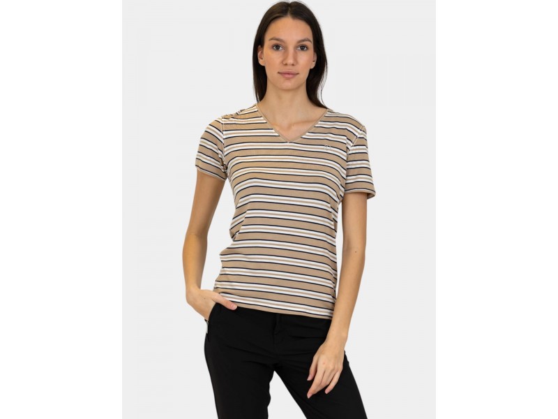 Luhta D női póló (021 Powder) – csíkos