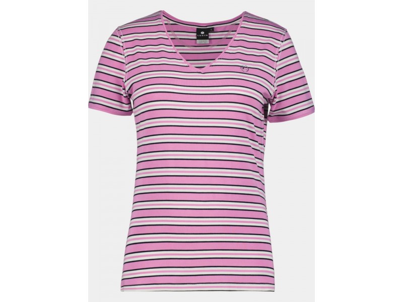 Luhta D női póló 730 Amethyst - csíkos