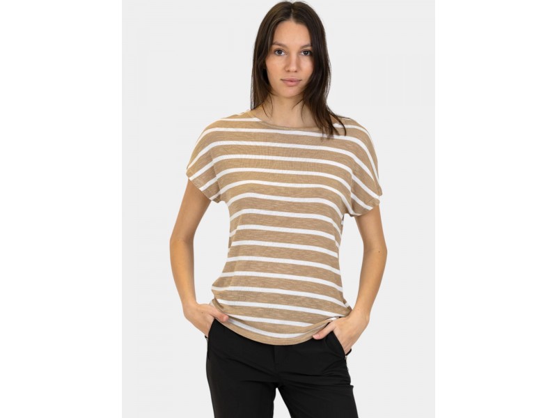 Luhta D női csíkos póló - 021-powder