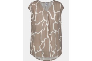 Luhta D női ujjatlan póló - 175 barna, 100% viszkóz