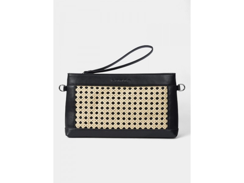 Luhta D női borítéktáska - fekete, 16x28x4 cm