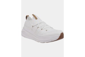Luhta D női sneaker — optic white, kötött felsőrész