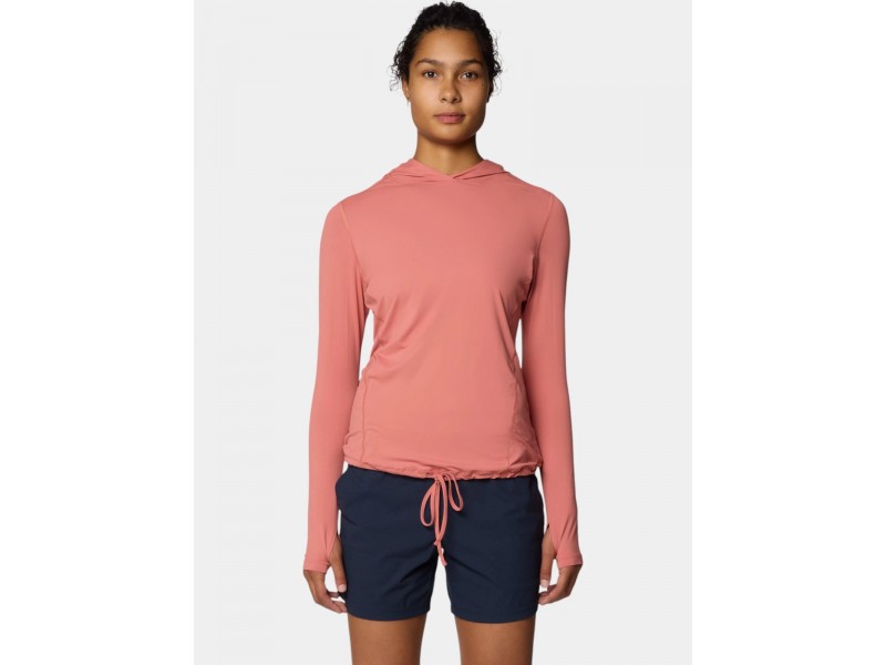 Crater Lake női hosszú ujjú kapucnis felső - 634-fleurs