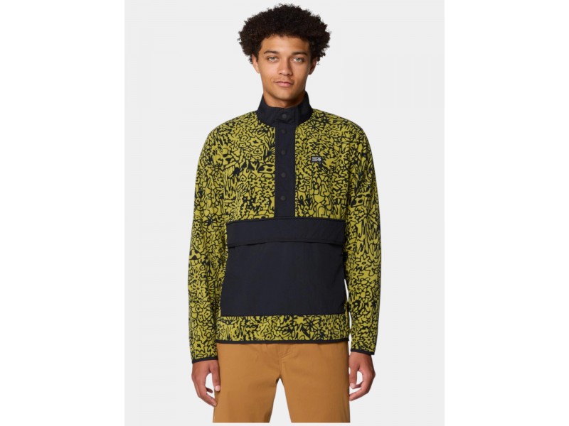 Mountain Hardwear Microchill Snap Pullover - moon moss