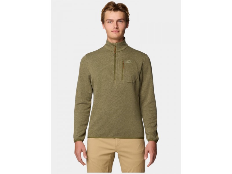 Mountain Hardwear Route Out 1/2 Zip D - combat green
