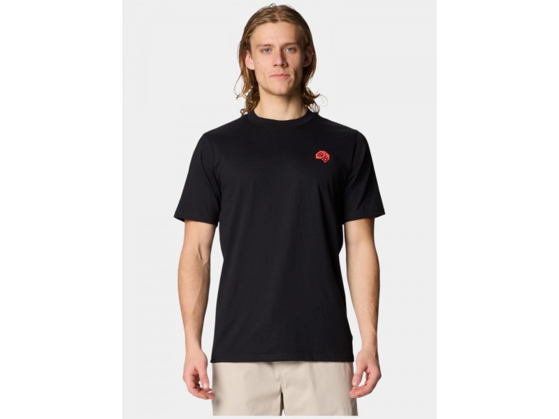 Mountain Hardwear MHW Circle férfi póló — fekete, nagy print