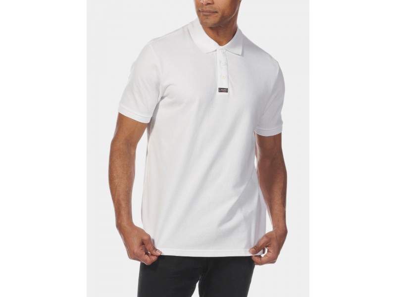 Musto Ess Pique Polo - fehér férfi polo