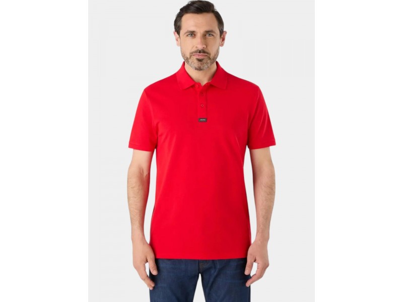Musto Ess Pique Polo D - 169-red, 100% pamut