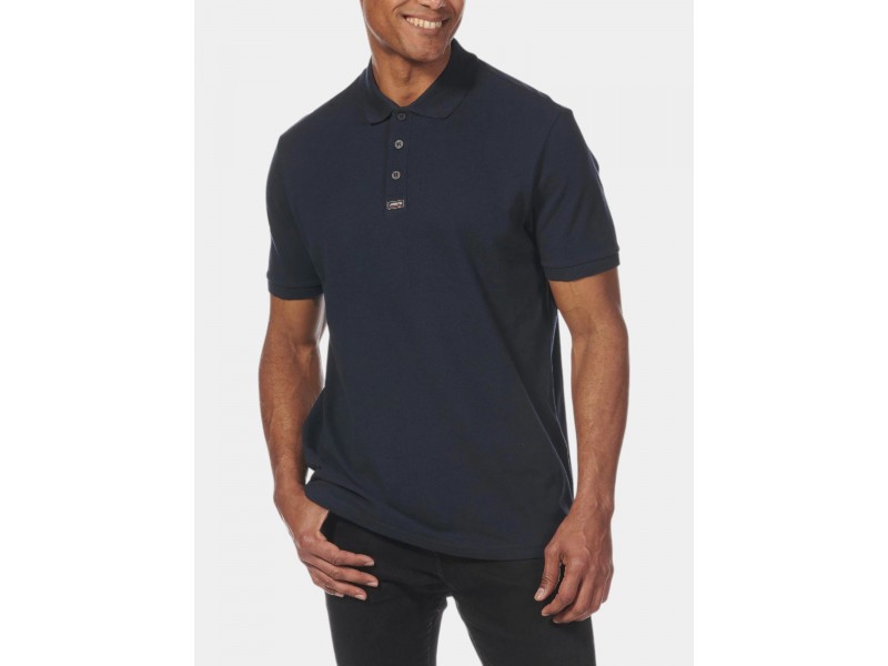 Musto Ess Pique Polo D - navy, 100% pamut