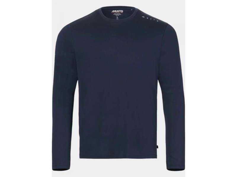 Musto Evo Crew Sunblock LS férfi póló - Navy
