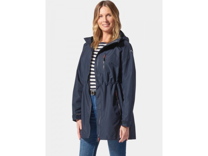 Musto W Sardinia Long Rain Jkt D - női esőkabát (navy)