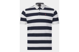 Musto Original csíkos férfi polo - 599 Navy