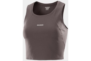 Salomon Shakeout Bliss D női ujjatlan felső - coffee bean