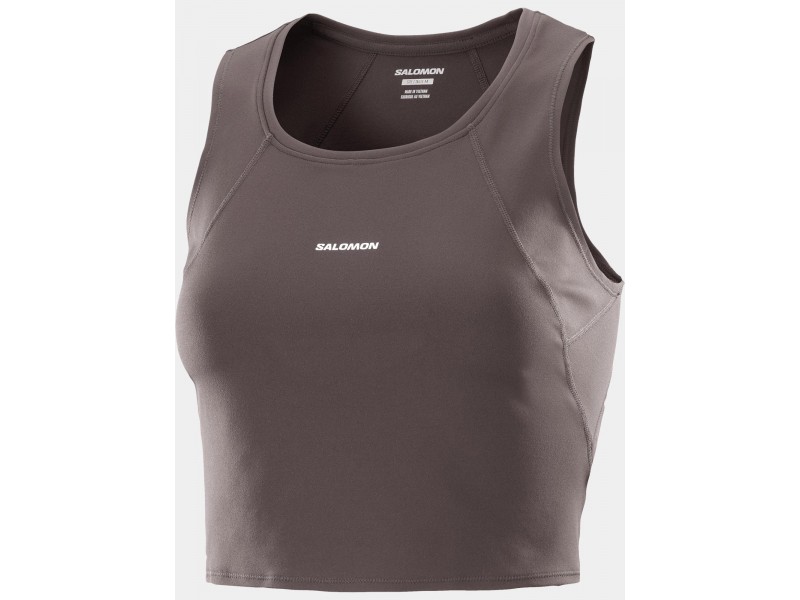 Salomon Shakeout Bliss D női ujjatlan felső - coffee bean