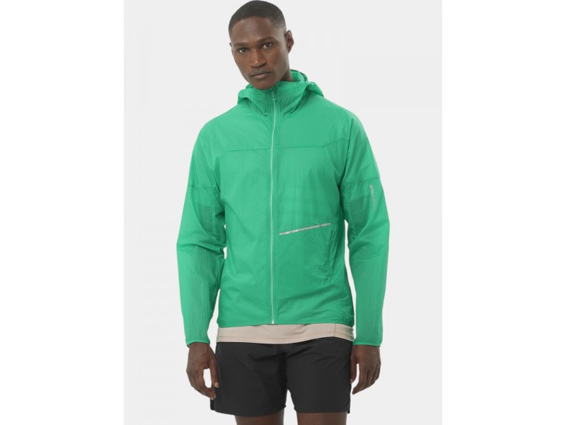 Salomon Sense Aero Wind D férfi futódzseki - 200pa-parakeet