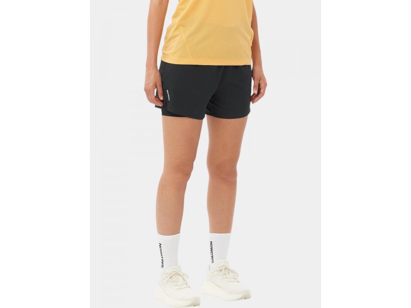 Salomon Shakeout Core 2In1 4 D (deep black)