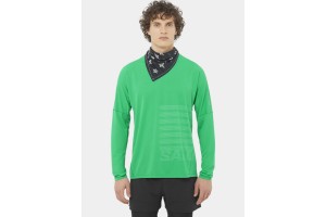 Salomon Sense Aero Graphic D férfi sportpóló parakeet